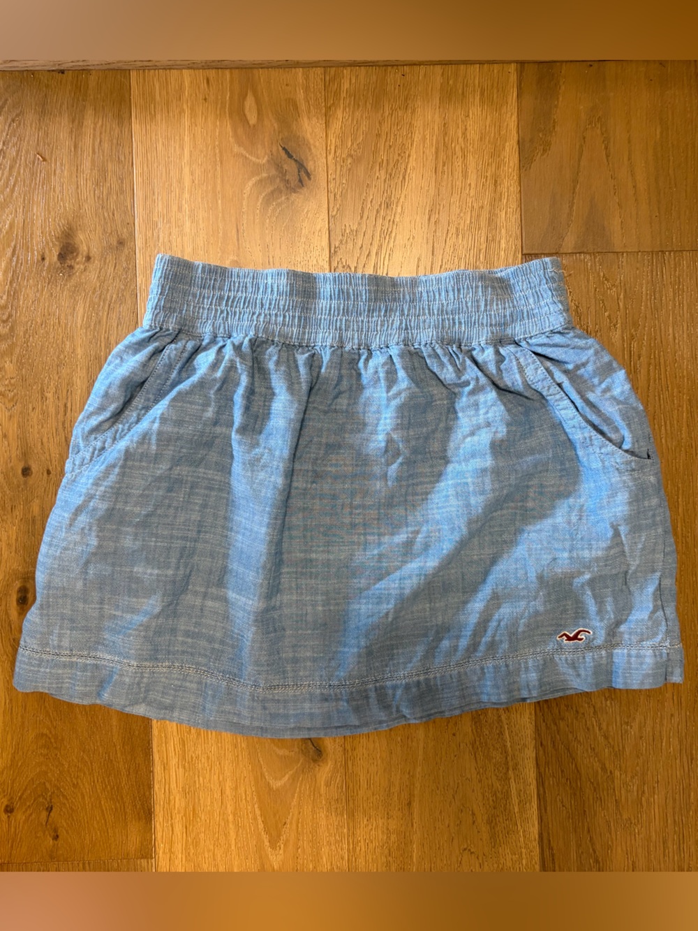 Hollister chambray skirt